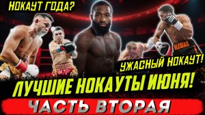 Бокс. ЛУЧШИЕ НОКАУТЫ. Июнь 2024 года, часть вторая