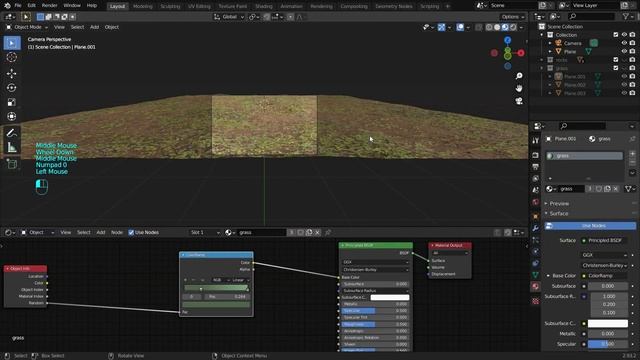 Как создать траву в Blender за 4 минуты? | Геометрические ноды в Blender смотреть онлайн