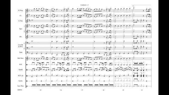 Eye Of The Tiger, Arr. Victor López – Score & Sound
