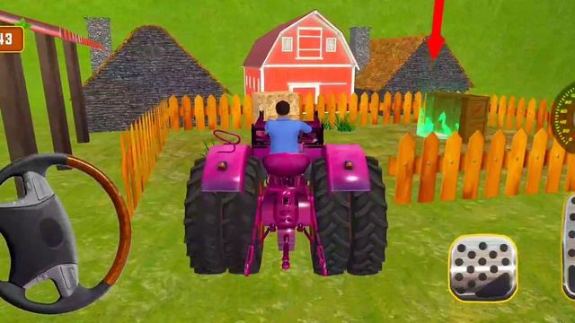 Pak Tractor Offroad Driving Simulator 3D - Cargo Tractor Offroad Driving - Android GamePlay смотреть онлайн
