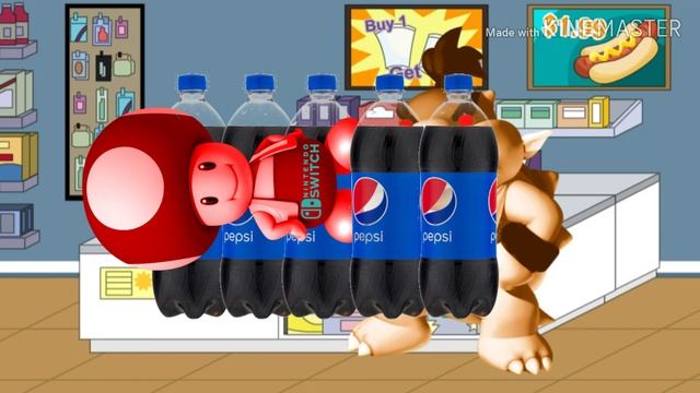 Dark Bronze Bowser Jr. Steals A Lot Of Coke/Grounded смотреть онлайн