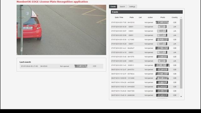 Czech NumberOK AXIS LPR Camera LIVE ! смотреть онлайн
