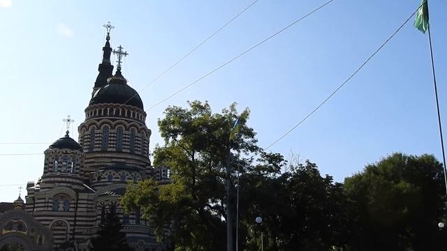 Три собора Харькова 23 августа 2018 у Благовещенского смотреть онлайн