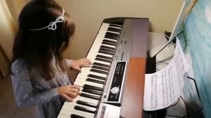 Этюд 22 Л.Шитте на фортепиано для начинающих (1класс)