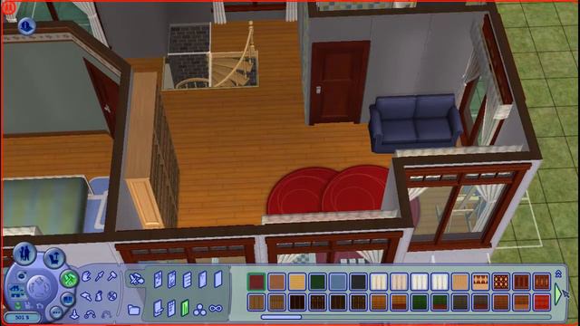 Строительство в The Sims 2: Домик студентов.