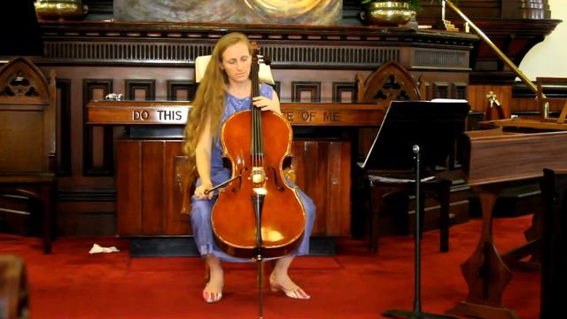 Irina Orlovskaya, cello, plays Spanish Serenade by Glazunov on a Leibacher cello смотреть онлайн