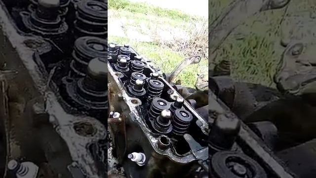 Разбираю и отмываю двигатель дальше мою головку . смотреть онлайн