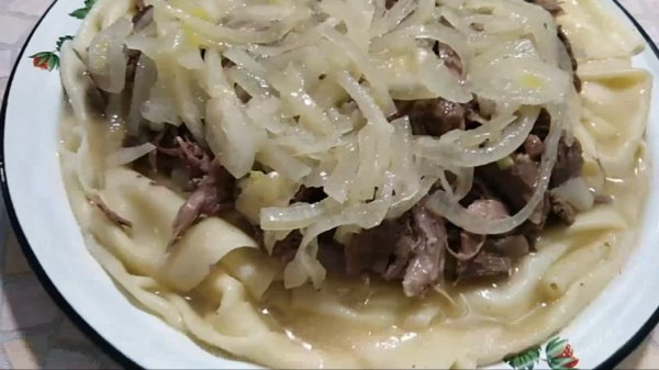 Бешбармак по казахски. Как приготовить бешбармак.