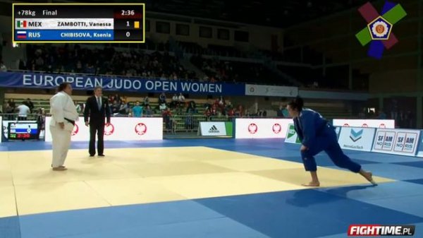 European Judo Open Women 2016 - fight Vanessa Zambotti vs Ksenia Chibisova
