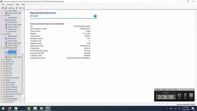 2013 Porsche Cayenne 3.0 Diesel 958 Bosch EDC17 Durametric diagnostic tool supported features смотреть онлайн