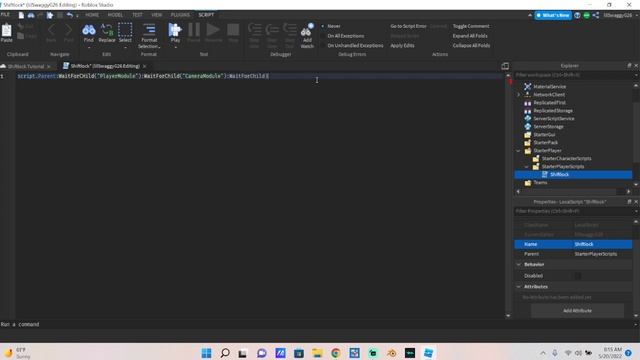 How To Change Shift-lock Key From Shift To CTRL | Roblox Studio смотреть онлайн