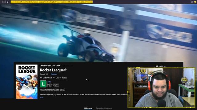 Como Pegar o ROCKET LEAGUE de GRAÇA no XBOX ONE! смотреть онлайн