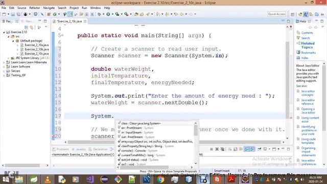 Introduction To Java Programming Exercise 2 10c смотреть онлайн