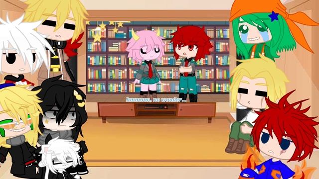 Bnha Pro Heroes reacts to “ Switching places with the Nerd! ” || BNHA/MHA || ft.Deku || ?Gacha Club смотреть онлайн