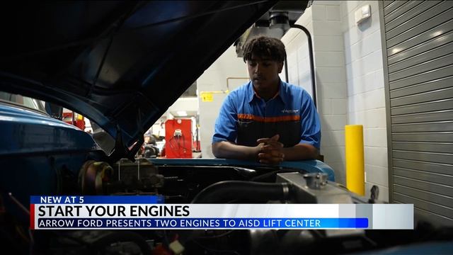 Arrow Ford of Abilene donates 2 engines to CTE automotive program at The Lift смотреть онлайн