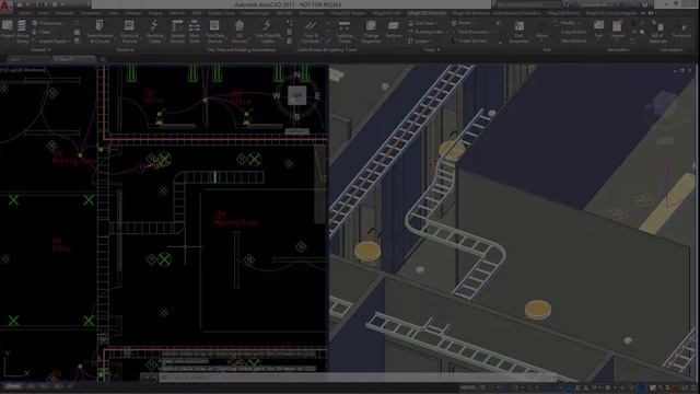 MagiCAD Electrical for AutoCAD mokymai смотреть онлайн