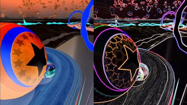 Portal run confrontation with amazing video effects- reversed play VS normal play смотреть онлайн