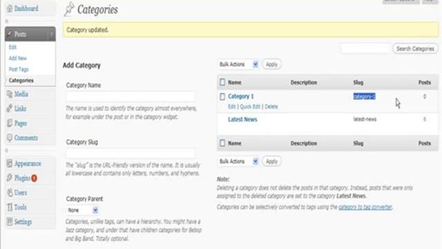 How to create and modify a category in Wordpress смотреть онлайн