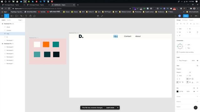 UX Design Tutorial using Figma | Designing a Wonderful Homepage Part 2 смотреть онлайн