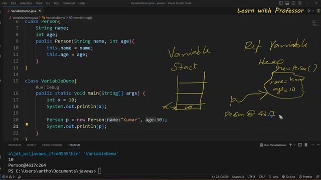 Java Certification: Understanding Variables, Reference Variable , and Instance Variable смотреть онлайн