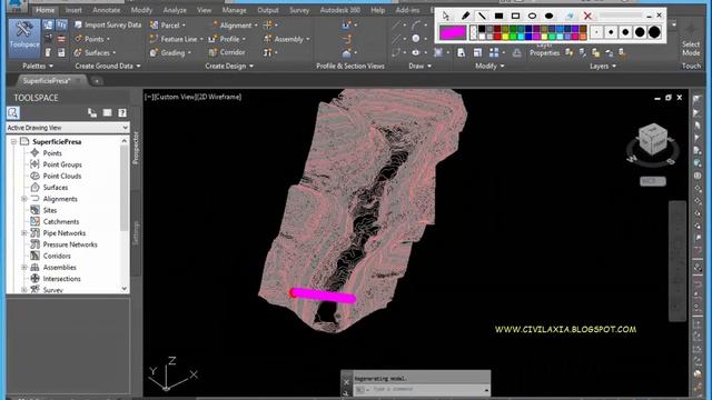 TALLER DE AUTOCAD CIVIL 3D PARA PROYECTOS DE CANALES Y PRESAS 2015 смотреть онлайн