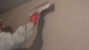 Штукатурка Волма слой без маяков.  Косметический ремонт кухни