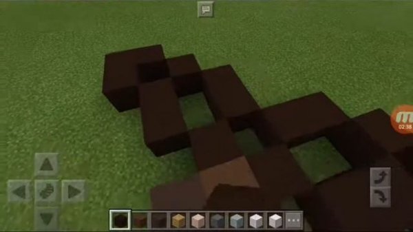 Pixel art Железного меча в Minecraft