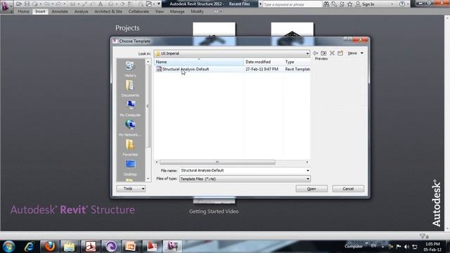 Revit Structure Training Course lesson 01 Import AUTOCAD file смотреть онлайн