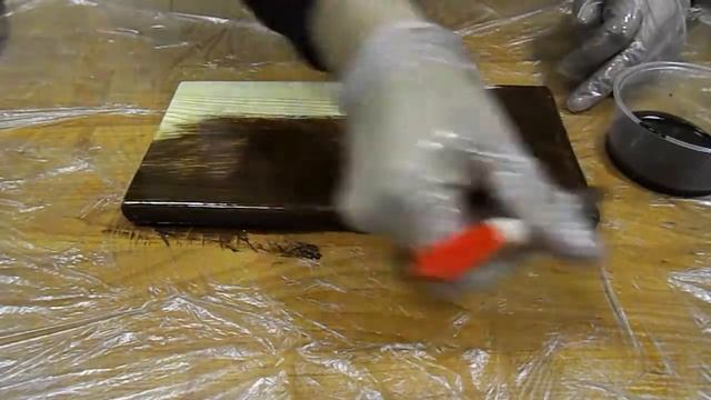 Нанесение масло-воск 