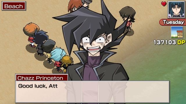 Yu-Gi-Oh! Duel Monsters GX: Tag Force 3 Story Mode Zane Truesdale Obelisk Blue 1st Heart Event смотреть онлайн