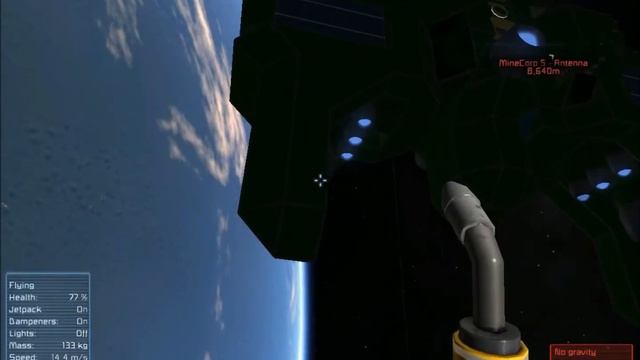 Space Engineers combat survival. "Diary of a space pirate" #2 смотреть онлайн