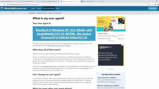 Custom UserAgent String - Browser Extension Review смотреть онлайн