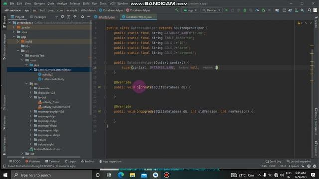 HOW TO CREATE SQLITE DATABASE ON ANDROID STUDIO part-1 смотреть онлайн