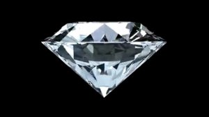 ФУТАЖ Бриллиант на чёрном фоне - Footage Diamond