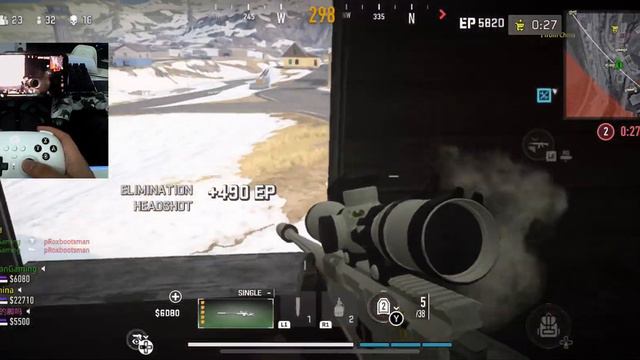 Handcam Winning the Game Using Controller - Warzone Mobile смотреть онлайн