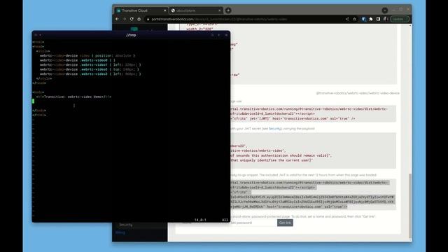 Transitive webrtc-video: Live video from your robots to your dashboards set up in minutes смотреть онлайн