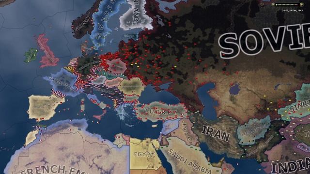 Moscow, Madrid And Brussels? - Hoi4 Timelapse