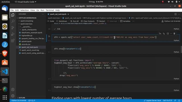 pyspark load csv data from hdfs and visualization using matplotlib смотреть онлайн