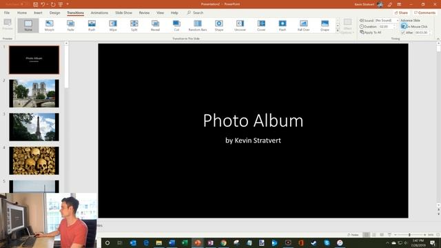 How to make PowerPoint Photo Slideshow смотреть онлайн