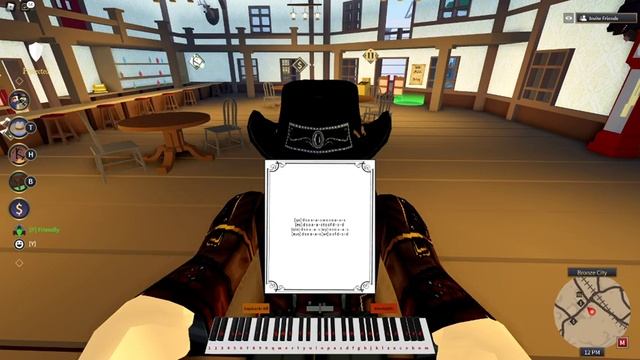 Roblox Wild West Piano "His Theme" смотреть онлайн