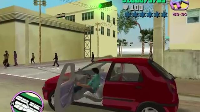 GTA Vice City-Fiat Palio смотреть онлайн