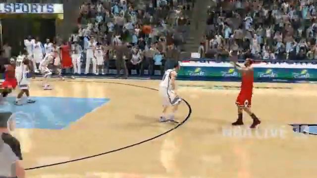PS3 NBA: CJ Watson Alley-oop to Taj Gibson(Reverse Dunk) смотреть онлайн