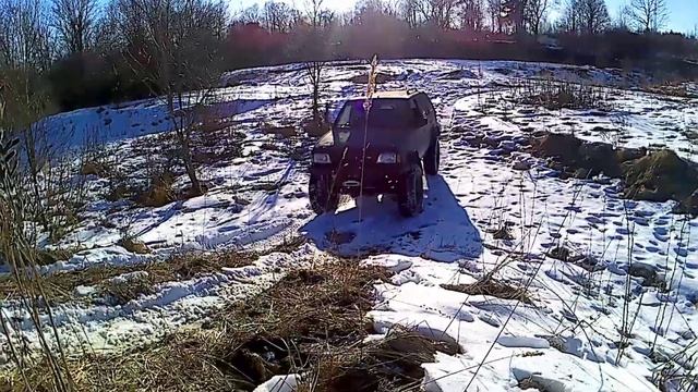 Опель Фронтера на мостах УАЗ. смотреть онлайн