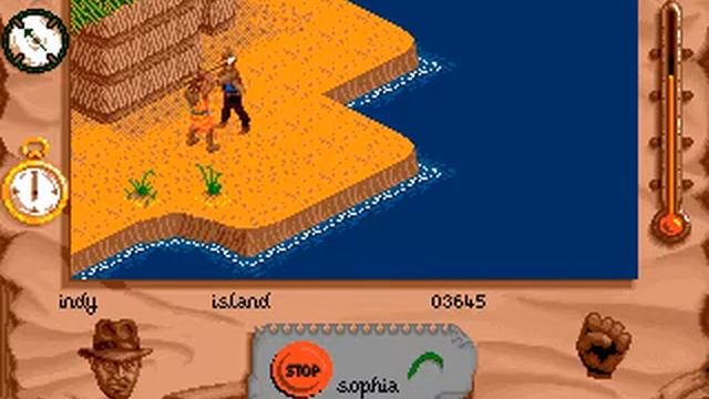 PC-DOS Indiana Jones and the Fate of Atlantis, Action Game (Level 5 Islands) смотреть онлайн