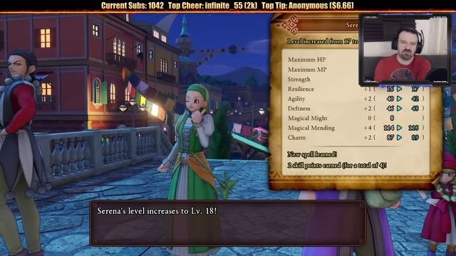 Dragon Quest XI playthrough pt16 - A Nasty Surprise in Gondolina! Jasper Boss Fight смотреть онлайн
