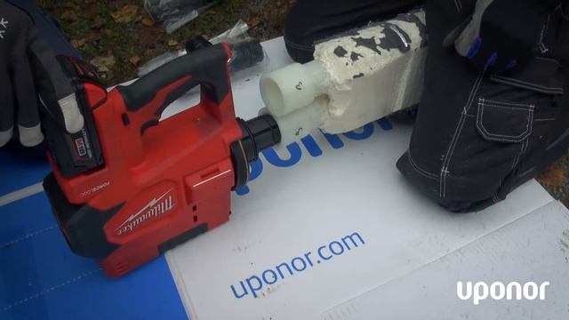Uponor Ecoflex Thermo PRO pipe installation with Q&E fittings смотреть онлайн