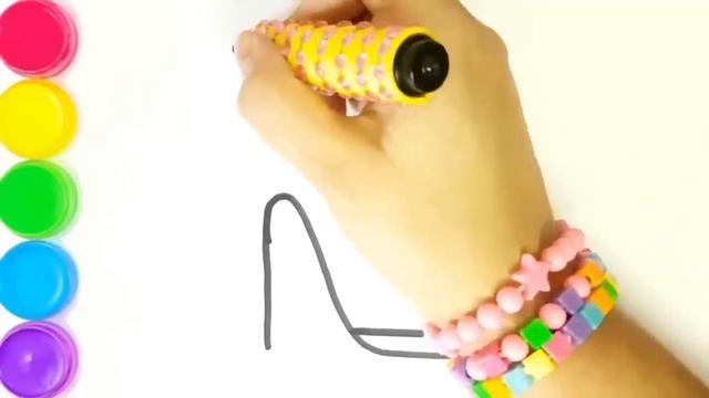 How to Draw a Girl, Shoes, Dress and Nail Polish | Drawing Tutorial Art смотреть онлайн