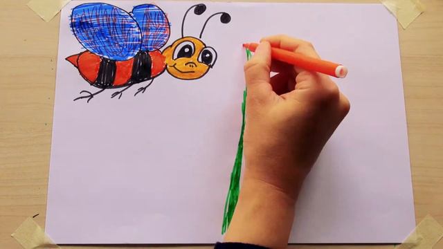 Как нарисовать пчелку и улитку смотреть онлайн