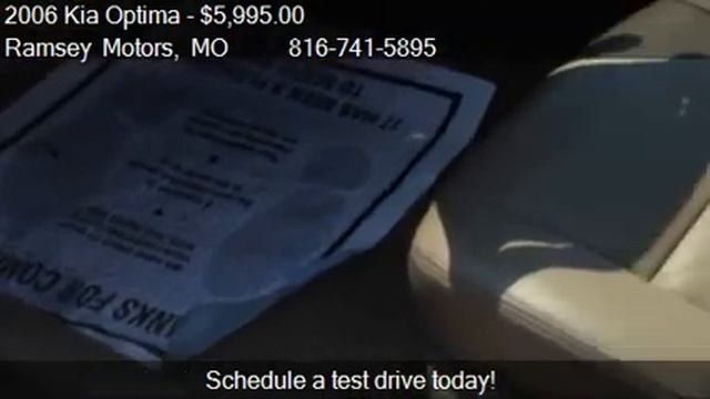 2006 Kia Optima EX V6 4dr Sedan for sale in Riverside, MO 64 смотреть онлайн