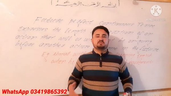 Future Perfect Continuous/Progressive Tense